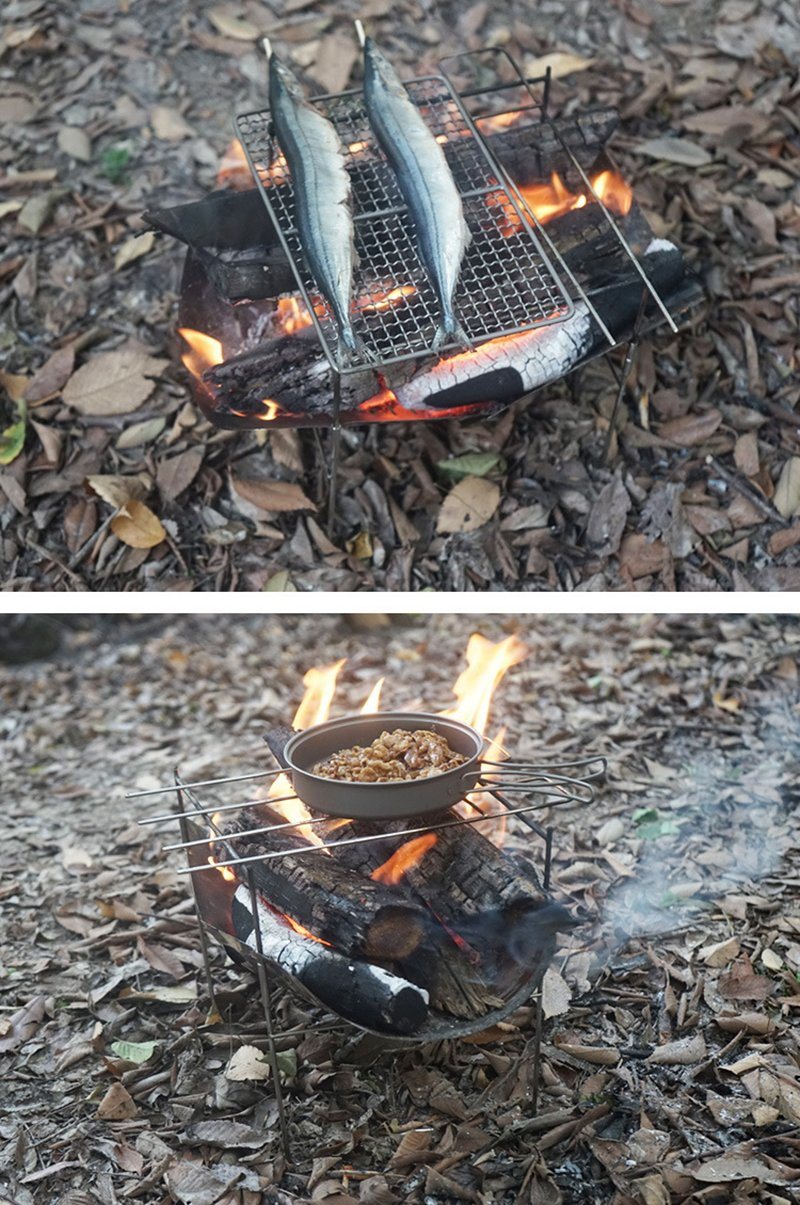 Brûleur de poêle léger portable outil de grill à charbon de bois (ESG15295)