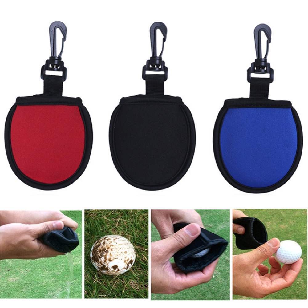 Serviette de poche pour balle de golf avec clip (ESG18277)