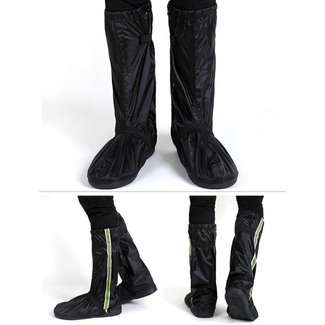 Anti-Skid Zippered Thicken Rubber Sole Unisex Waterproof Overshoes Boot (ESG19146)