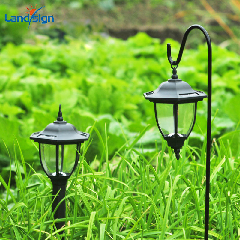 Solar Shepard Hook Garden Lantern Lantern Pathway Pathway LED Stick Lawn Light (ESG17315)