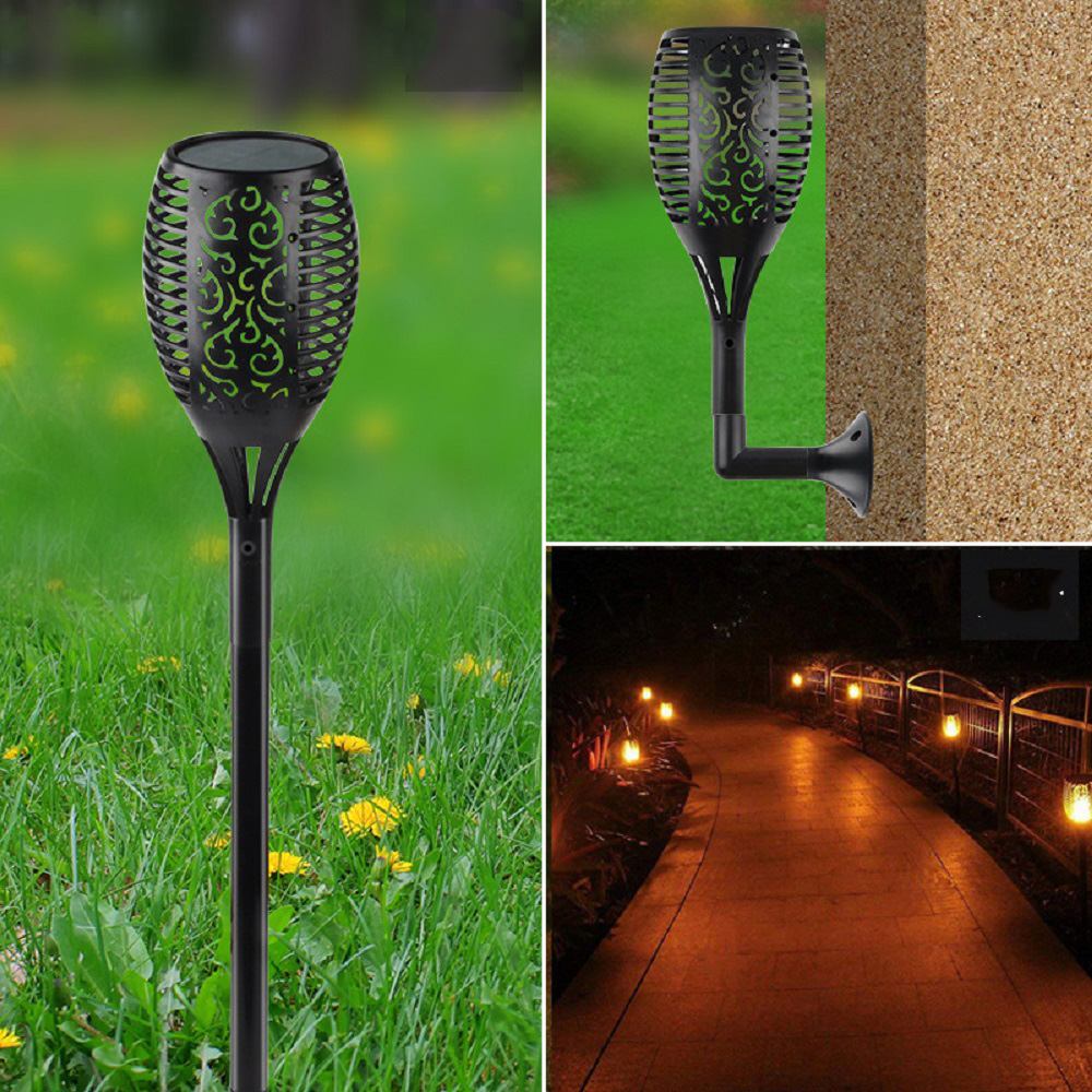 Jardin Flicking Flame Stage LED Solar Torch Light Light Outdoor Lampe Decoration (ESG17320)