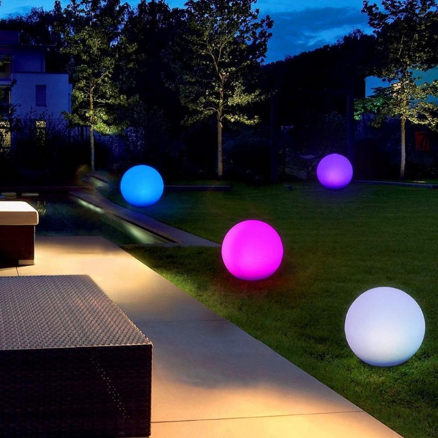 LED gonflable coloré de la balle de plage éclairé (ESG20558)