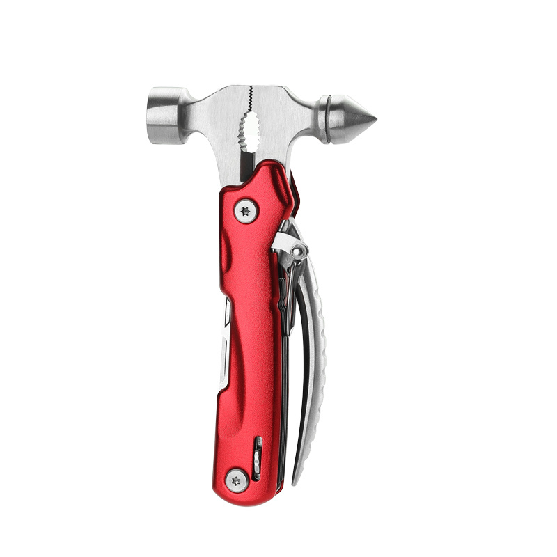 12 en 1 Portable Multi-Tool Mini Pocket Hammer Outdoor Survival (ESG15457)