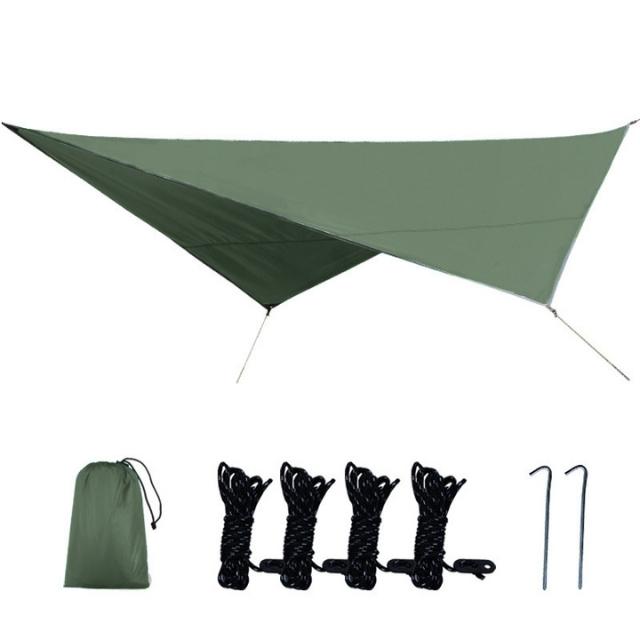 Hamac de tente de camping en plein air à usage intensif orange (ESG20273)