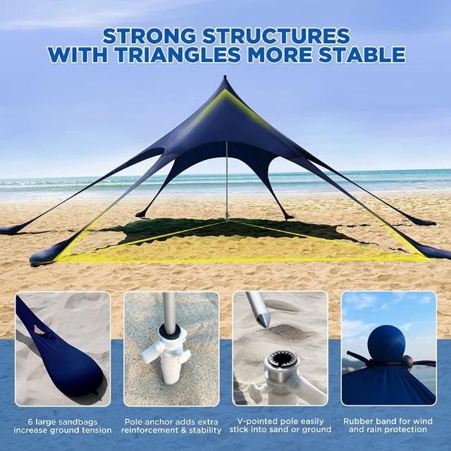 Obelle de soleil de tente de plage facile à pop up up (ESG20274)
